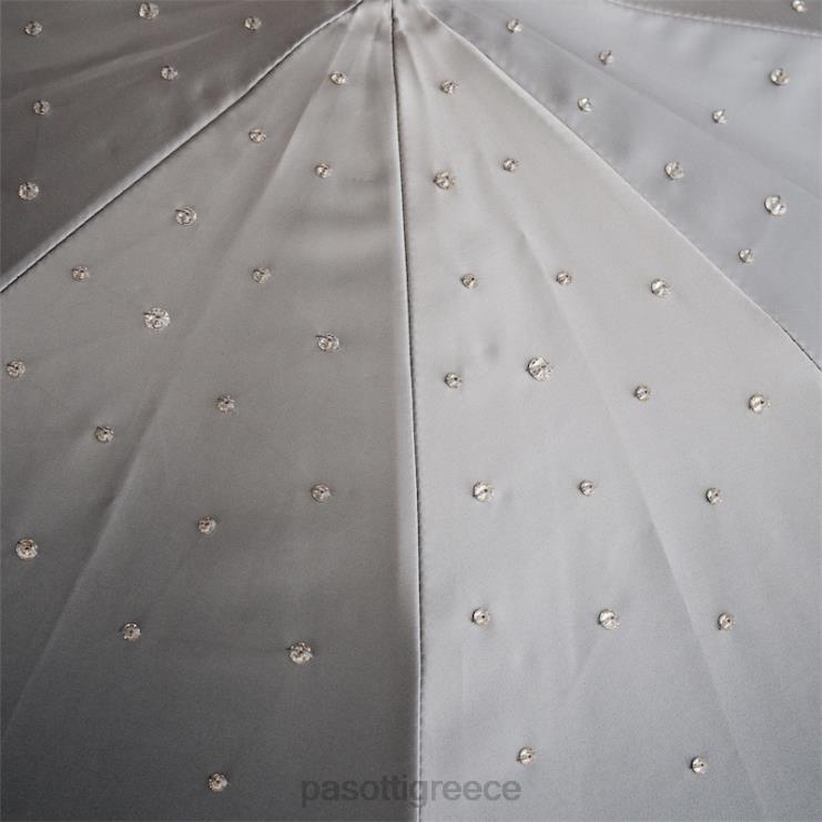 ομπρέλα | PASOTTI 185n 21284-7 s8 - γκρι ομπρέλα swarovski διπλό ύφασμα 2N6B8544 γυναίκες